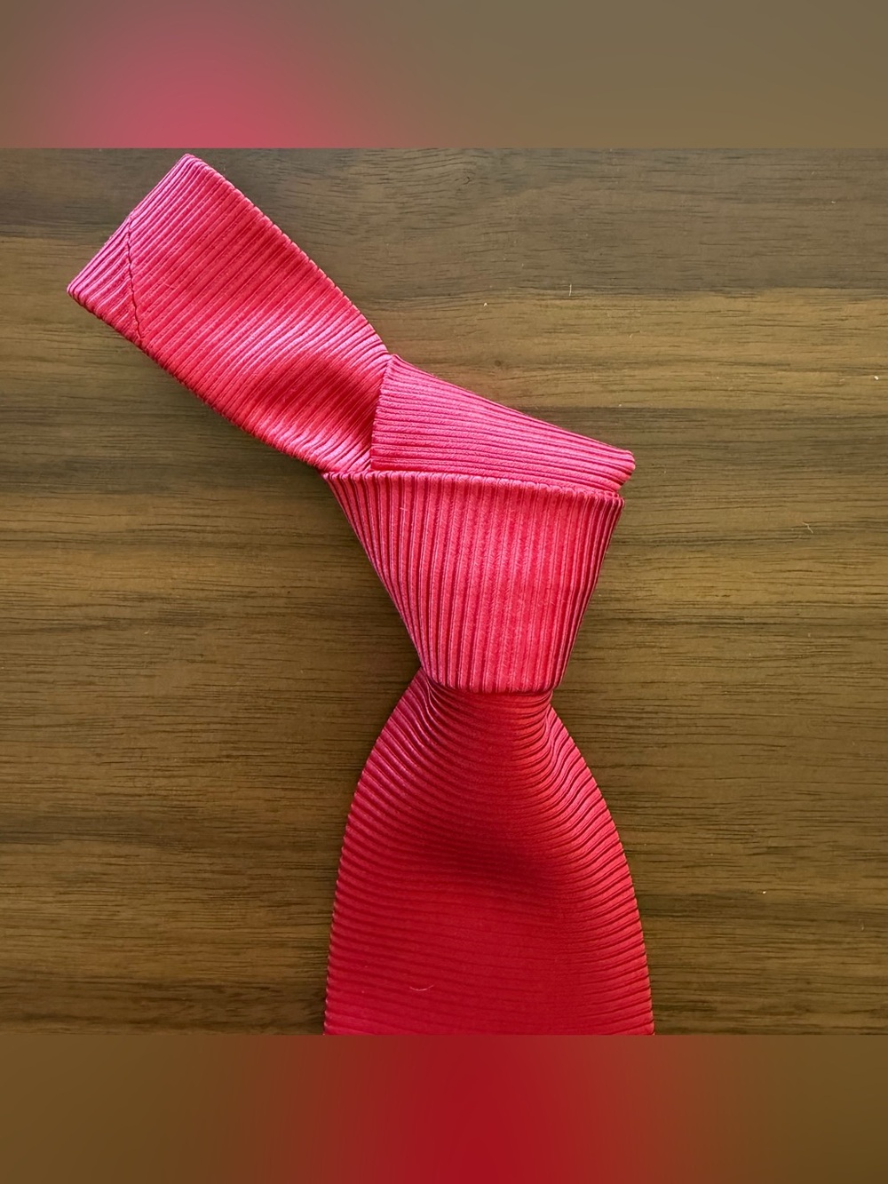 Robert Talbott Pink Ribbed Silk Tie